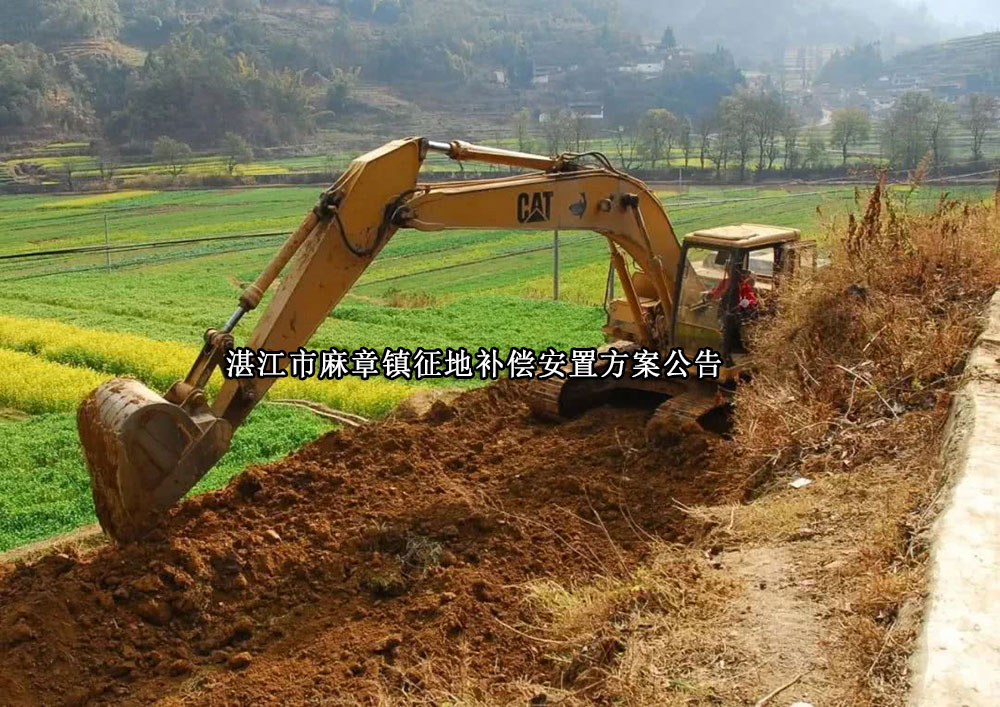 湛江市麻章镇征地补偿安置方案公告